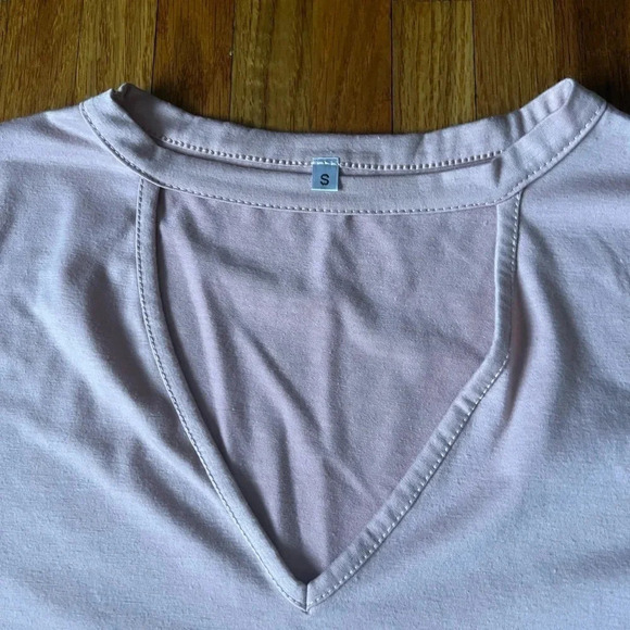 Light pink T-shirt dress - Picture 3 of 3